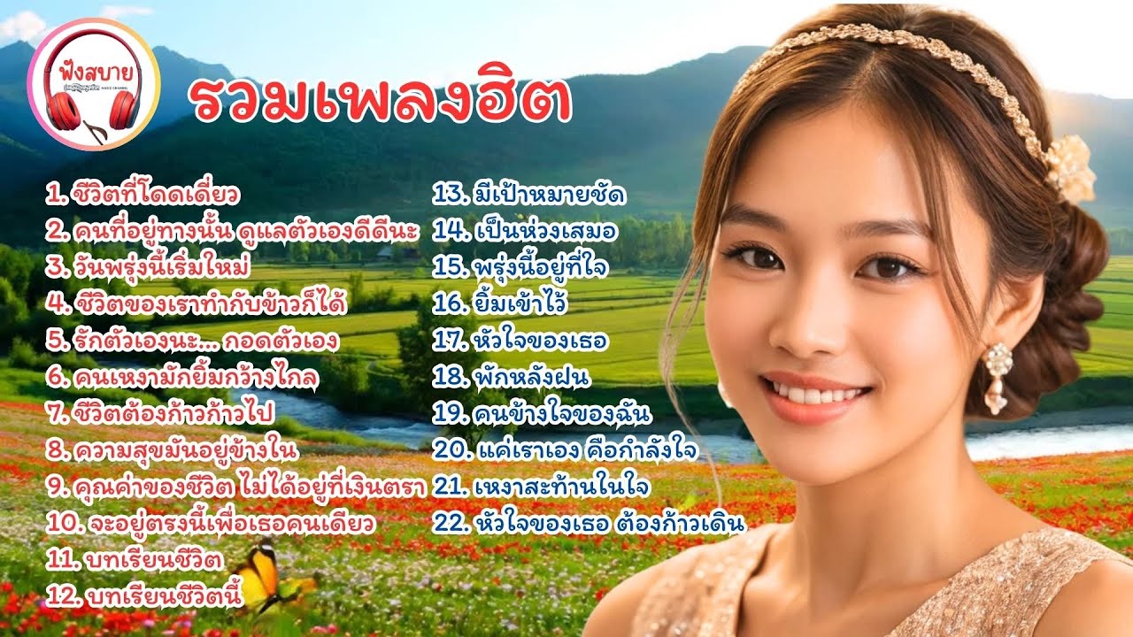 รวมเพลงลูกทุ่งเพลงฮิต ฟังสบาย  ชีวิตที่โดดเดี่ยว