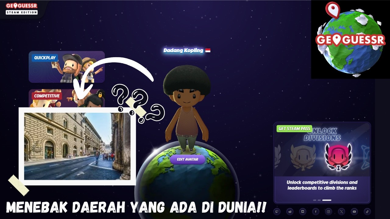 MELAWAN ORANG RANDOM DI GAME MENEBAK DAERAH!!! | GeoGuessr #1
