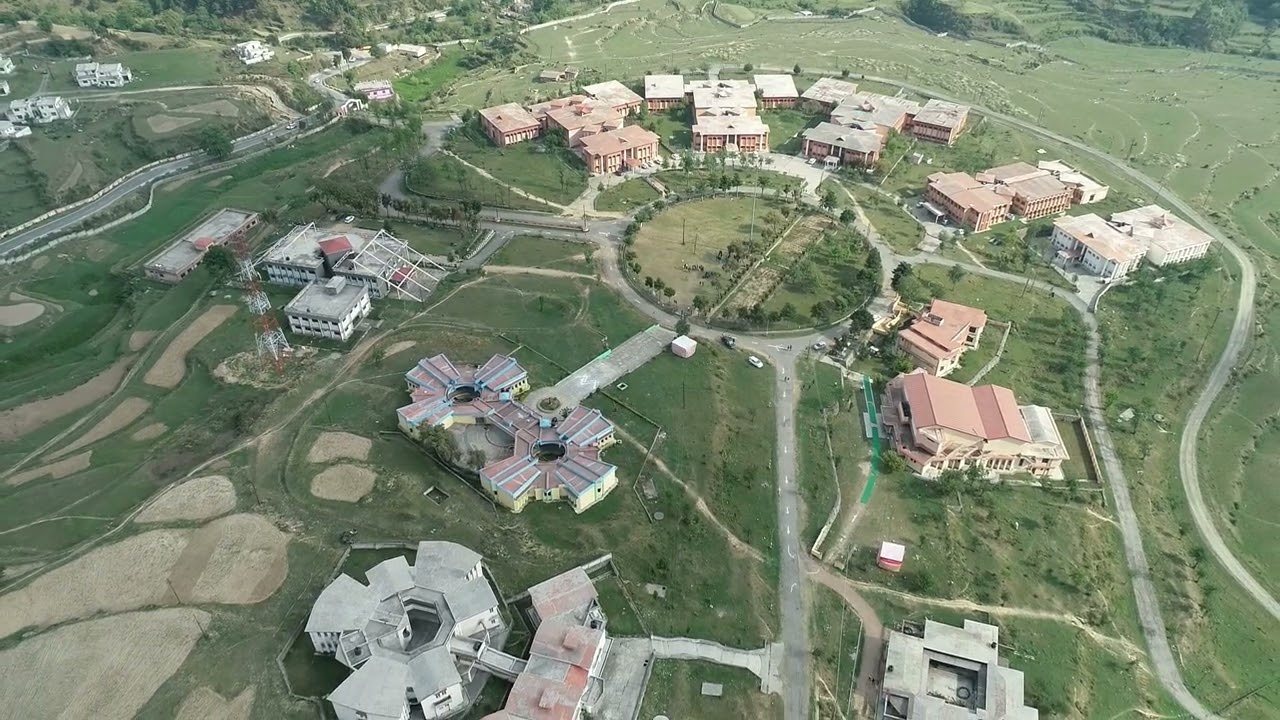 BTKIT campus  - kumaon  institute uttarakhand |aerial view|