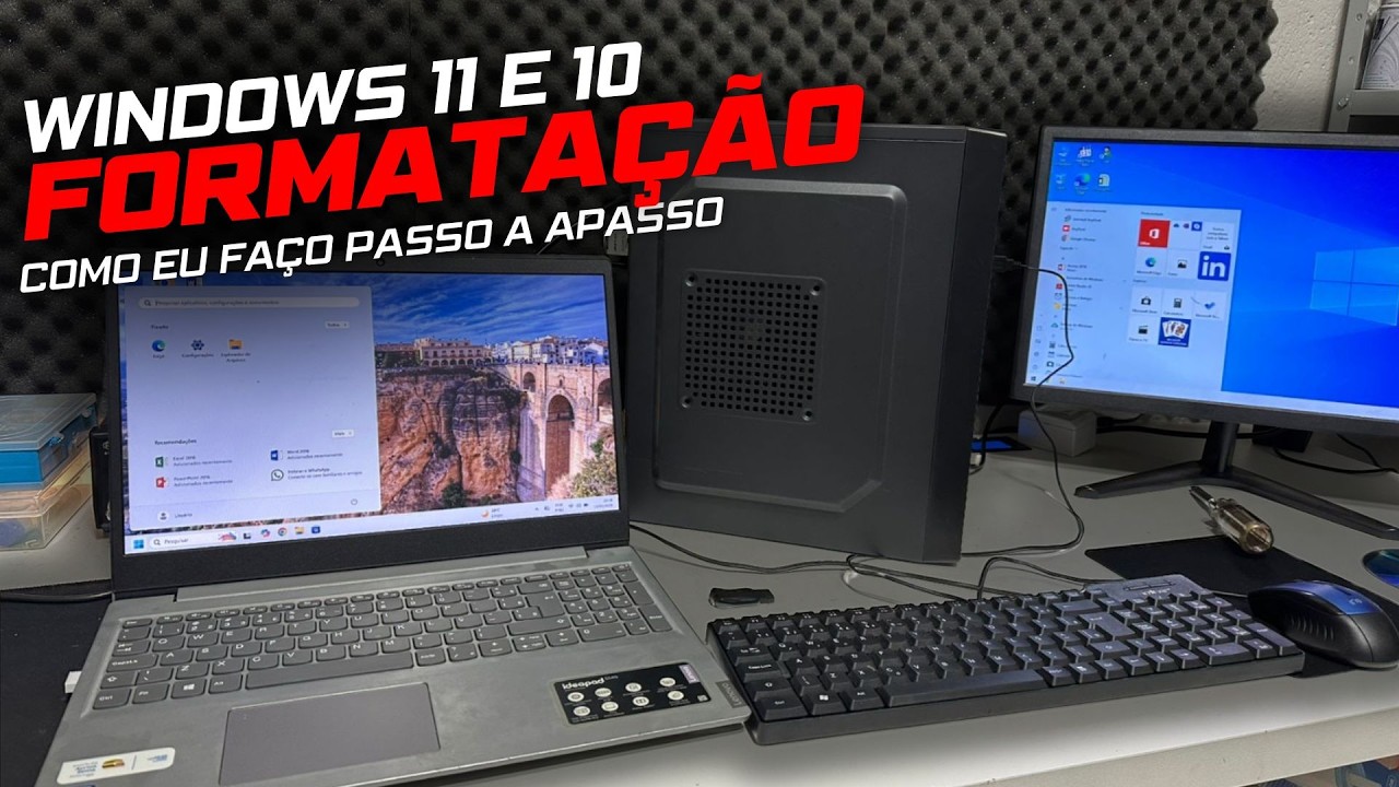 COMO FORMATAR PC OU NOTEBOOK EM 2026 (WINDOWS 10 E 11) – PASSO A PASSO COMPLETO