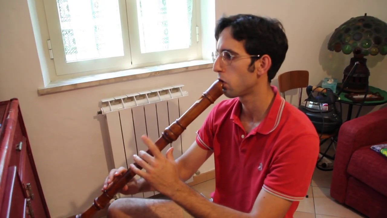 Stefano Ensabella suona Flauto Tenore "Schell";  A. VIVALDI: Chamber Concerto in D minor RV 96
