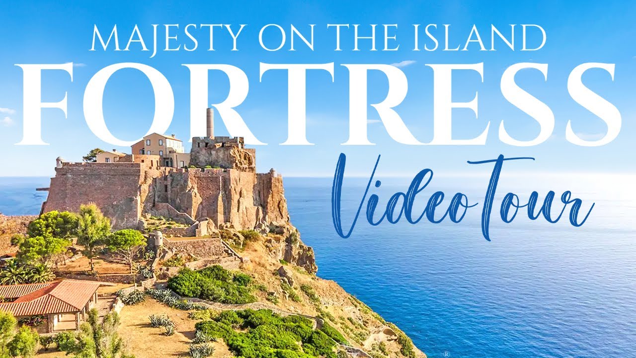 TOURING an Exclusive FORTRESS Overlooking the SEA on an Italian Island | Lionard Luxury Real Estate