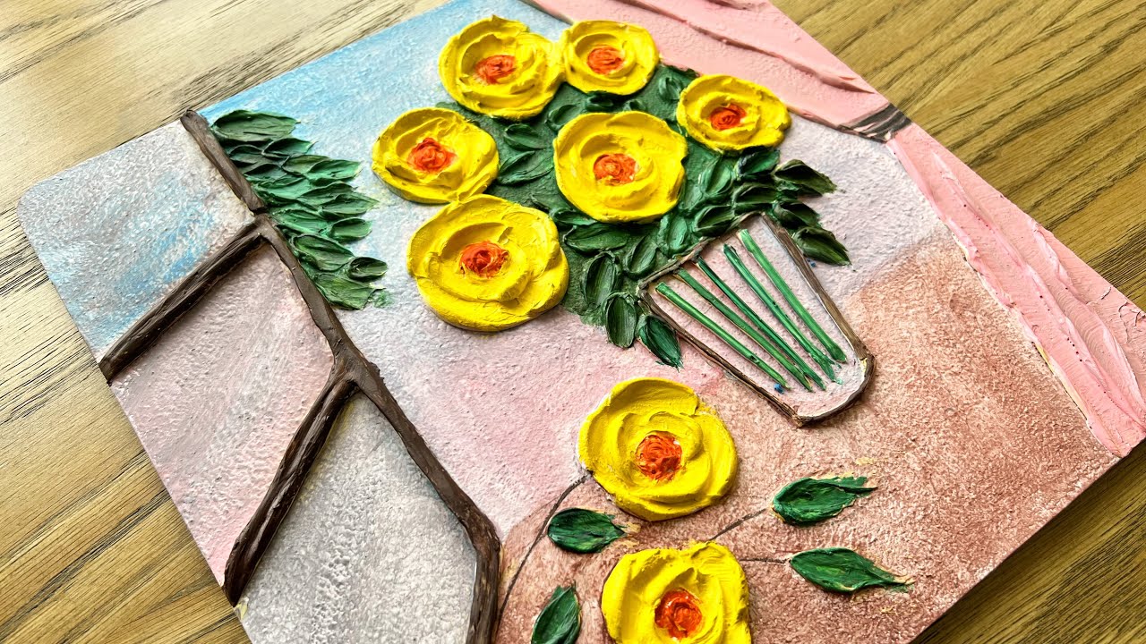 Creative Texture Painting with Acrylics | Easy Art Idea