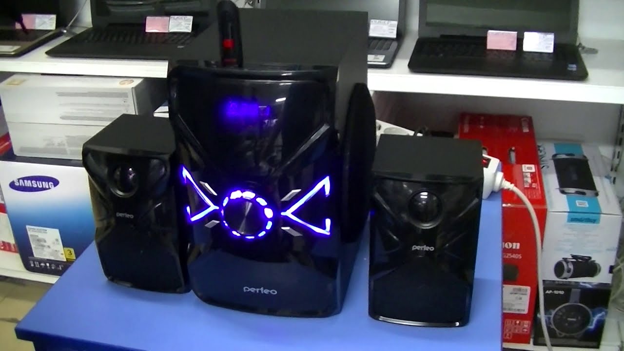 Колонки Perfeo PF-167C X-TECH 2.1