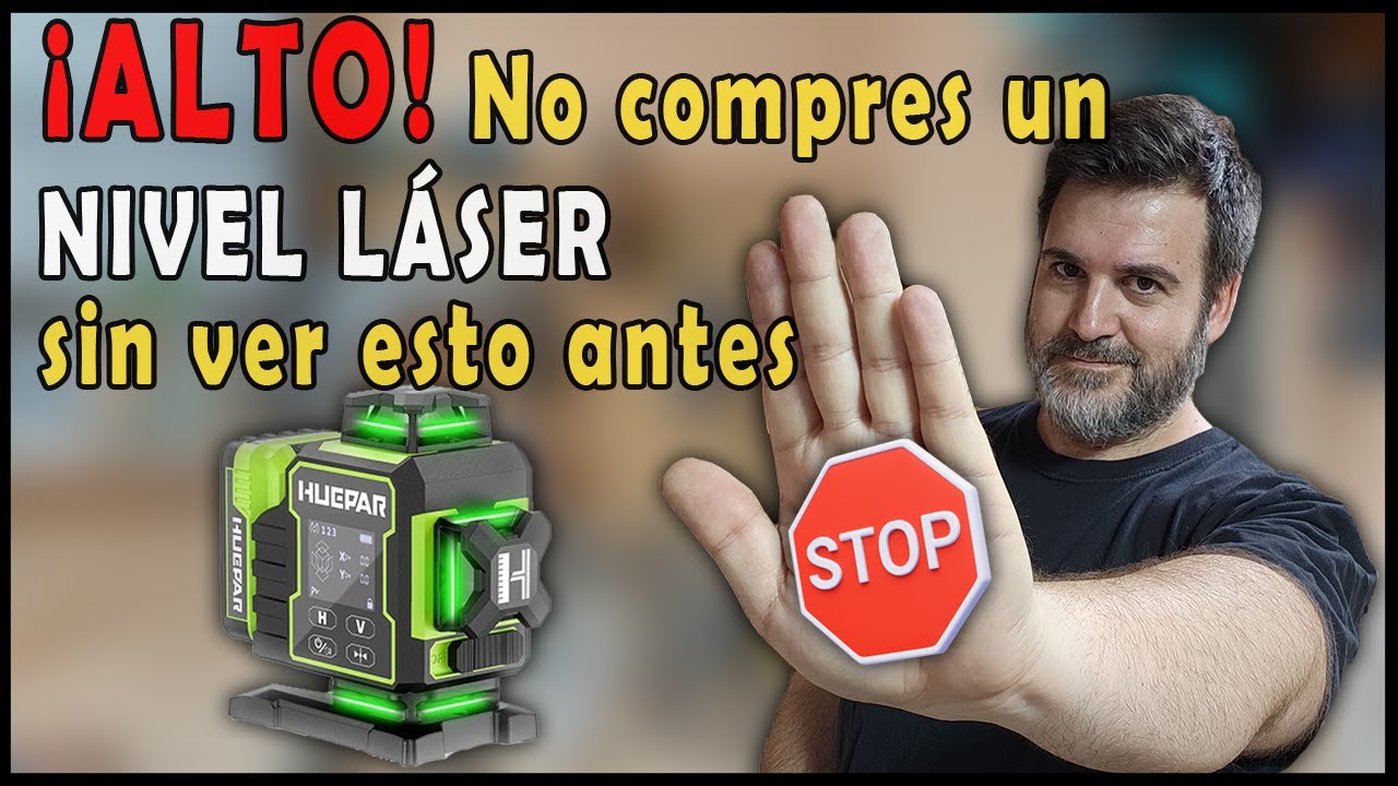¡NO compres un Nivel Láser SIN VER ESTO! 🛑 El HUEPAR W04CG al detalle