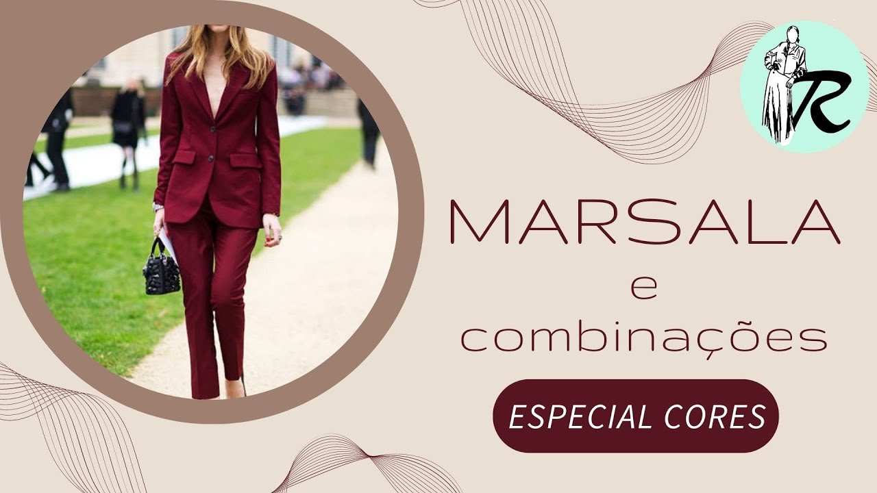 Combinações com a cor marsala