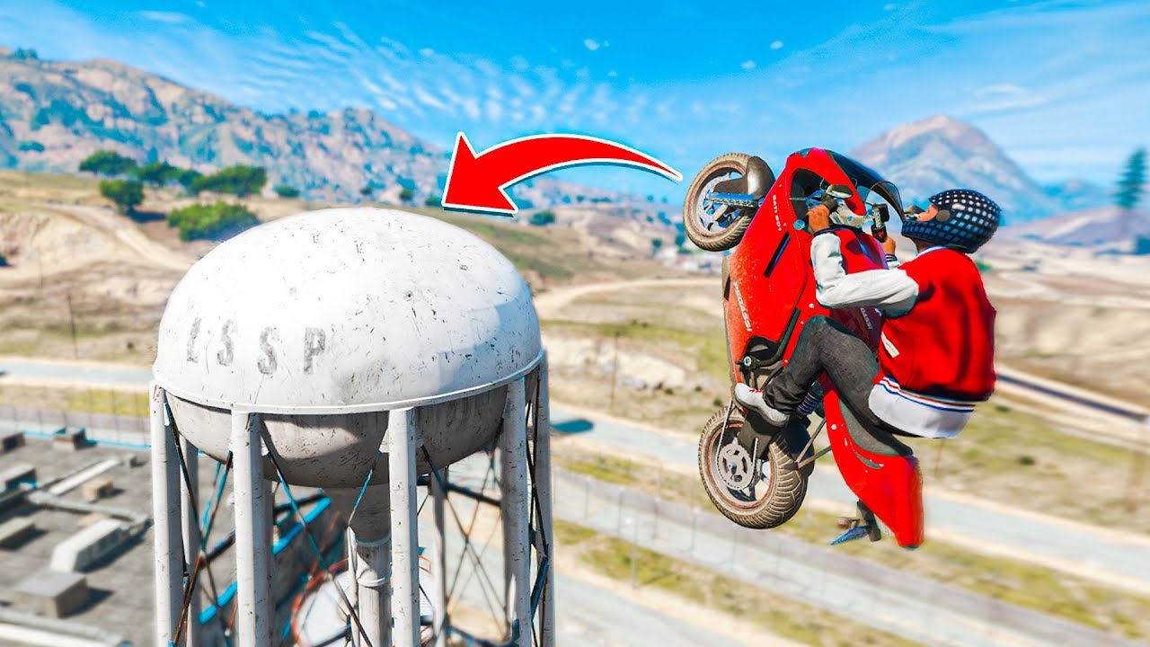 The CRAZIEST GTA 5 STUNT Challenge! (GTA 5 Stunts & Fails)