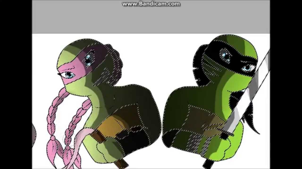 Speedpaint +100 subscribes TMNT Behind the Darkness: Amoly and Midnight (requested)