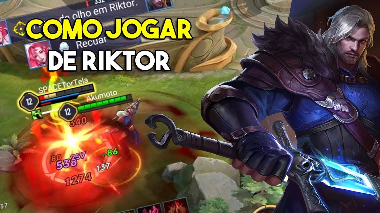 COMO JOGAR DE RIKTOR - Arena of Valor