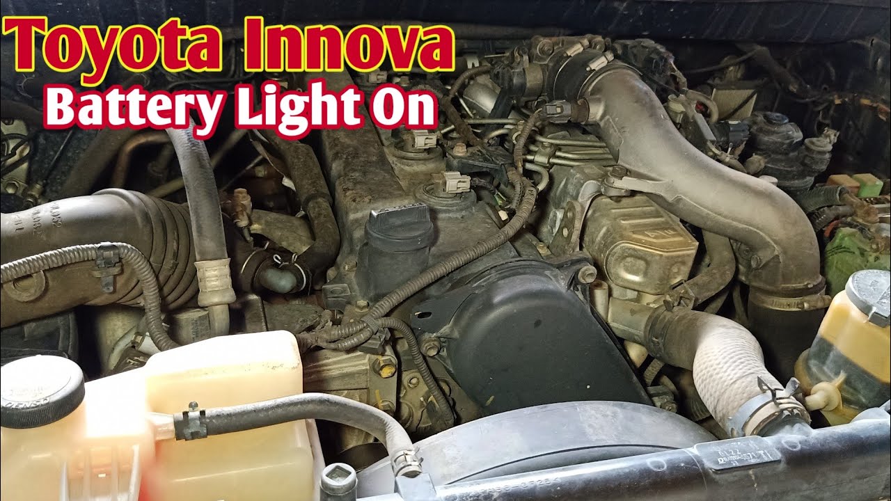 Toyota Innova Alternator Problem !! Battery Light On !! Battery Not Charging !! Alternator pulley
