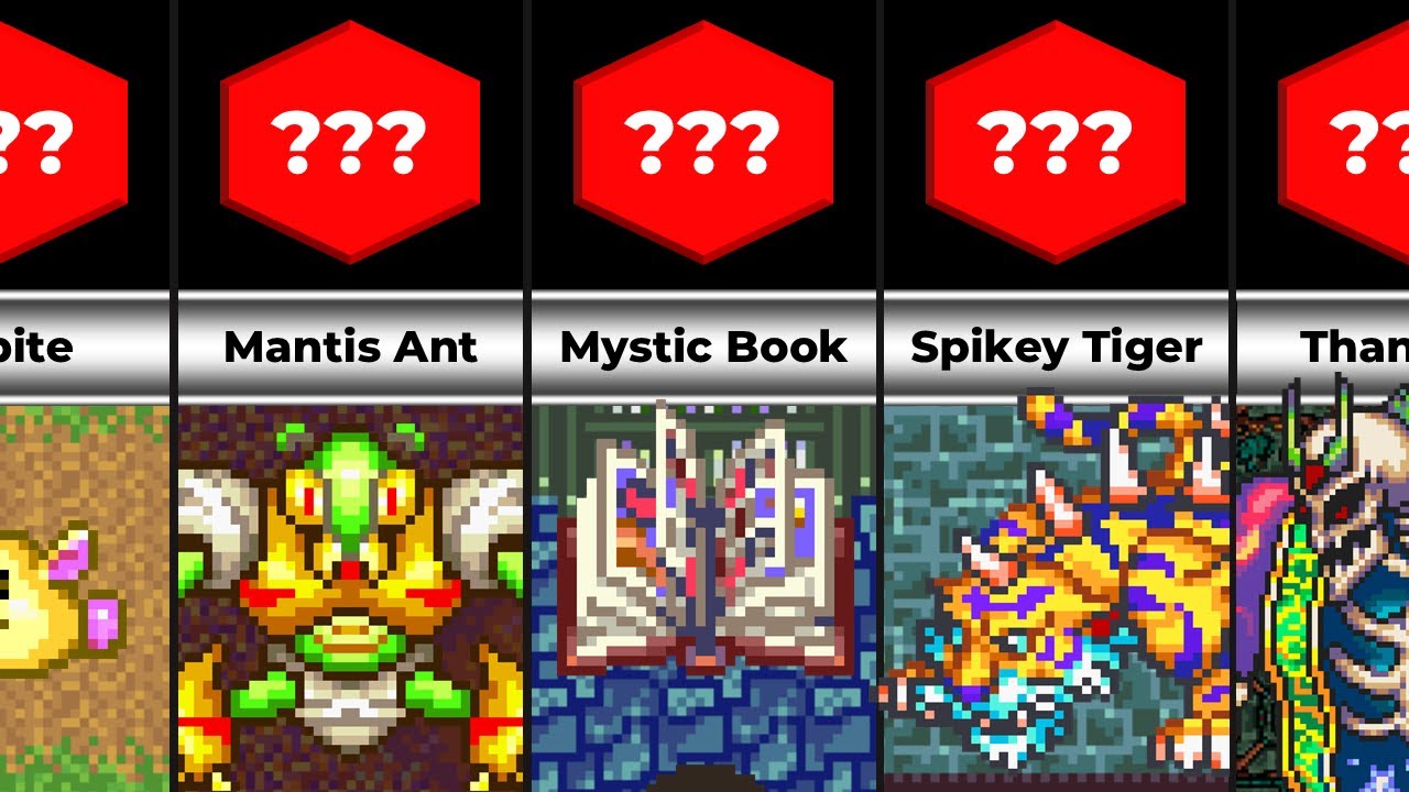 Secret of Mana - HP Comparison