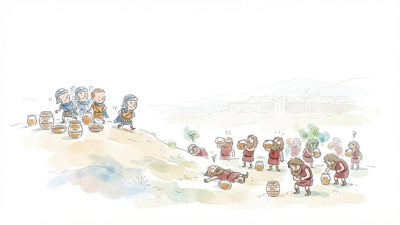 The Illustrated History of the Romans who poisoned honey (to win battles)