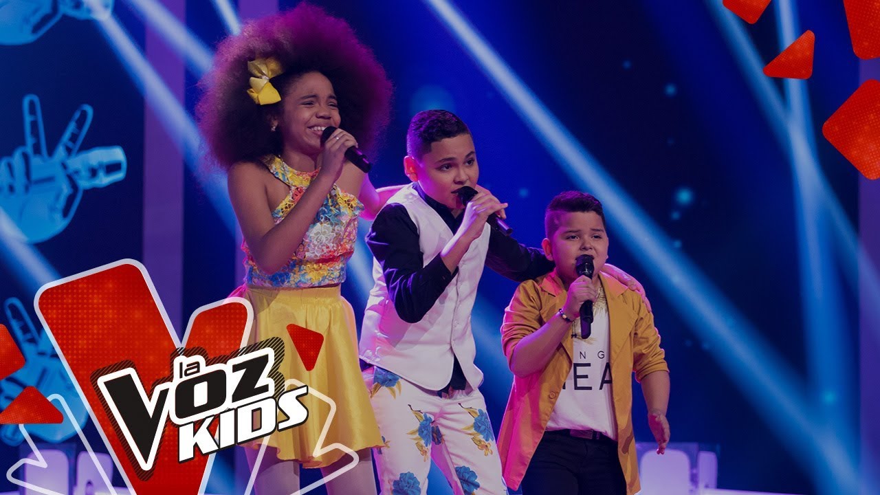 Alexandra, Camilo y Chucho cantan Los caminos de la vida – Batallas | La Voz Kids Colombia 2019