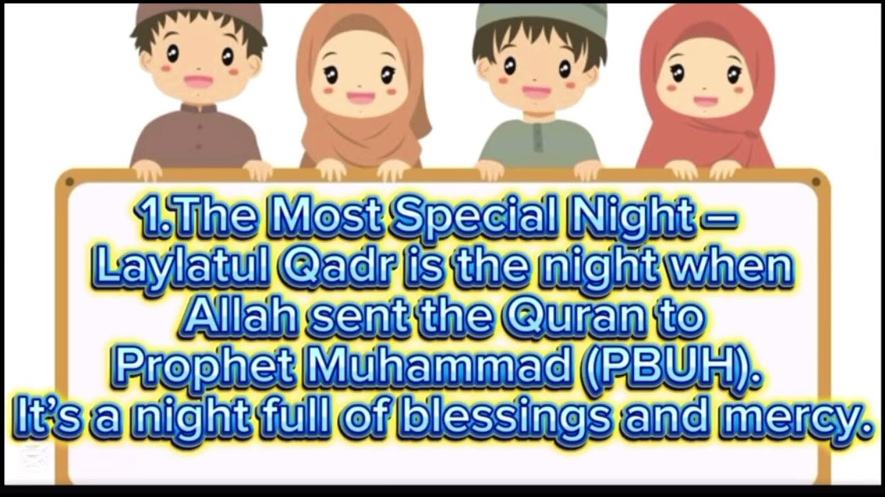 What is Laylatul Qadr? Story for kids
