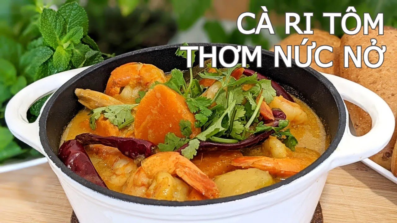 CÁCH NẤU CÀ RI TÔM THƠM NGON ĐẶC BIỆT NHỜ BÍ QUYẾT NÀY | ĐỔI MÓN CHO CUỐI TUẦN | SHRIMP CURRY RECIPE