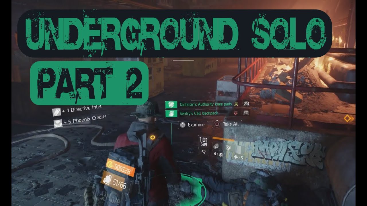 The Division Underground DLC 1 SOLO 