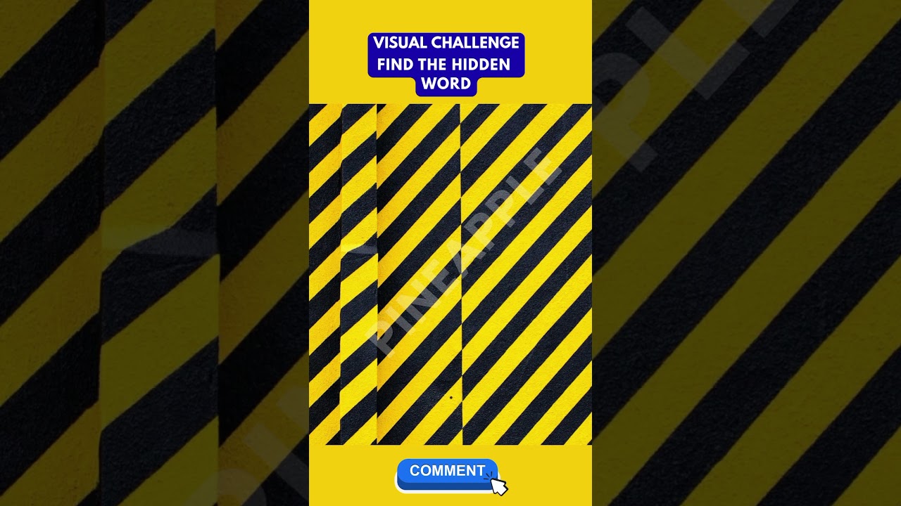 VISUAL CHALLENGE | FIND THE HIDDEN WORD 