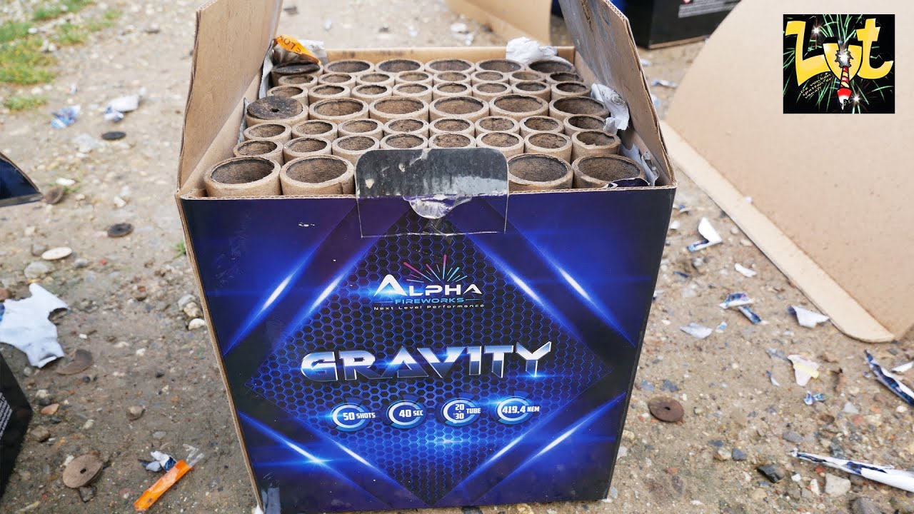 Gravity 50 shots Mix Caliber Vuurwerk Cake Alpha Fireworks