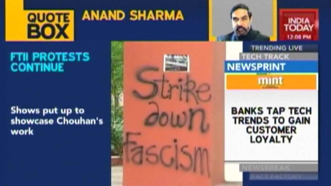 Student Protests Continue Against Gajendra Chauhan At FTII
