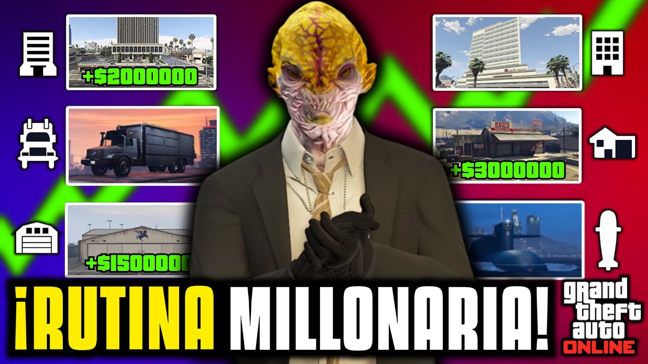 La MEJOR RUTINA para GANAR DINERO *RUTA MILLONARIA* en #GTAONLINE