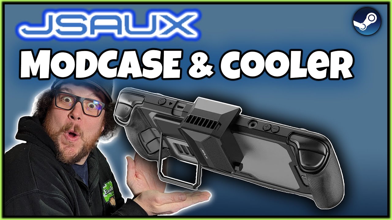 JSAUX MODCASE and COOLER STEAM DECK