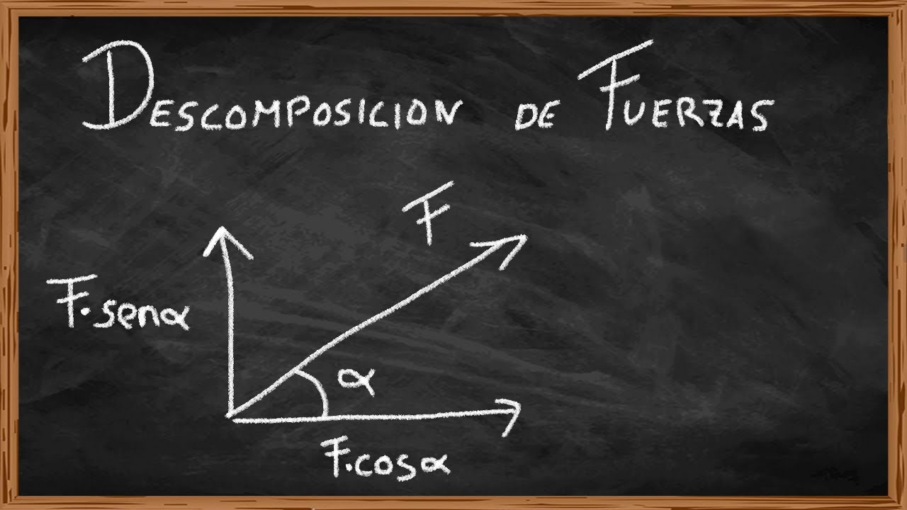 DESCOMPOSICIÓN de fuerzas!!!