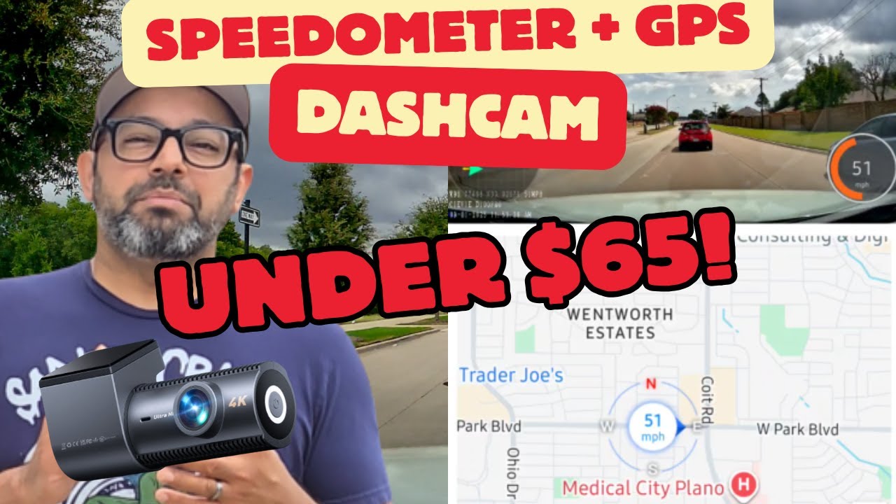 FINALLY! A $60 GPS + SPEEDOMETER 4K dual dashcam: Cievie D100Pro review + 30% DISCOUNT CODE!