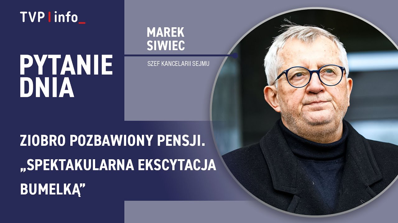 Ziobro pozbawiony pensji. Marek Siwiec: Spektakularna ekscytacja bumelką | PYTANIE DNIA