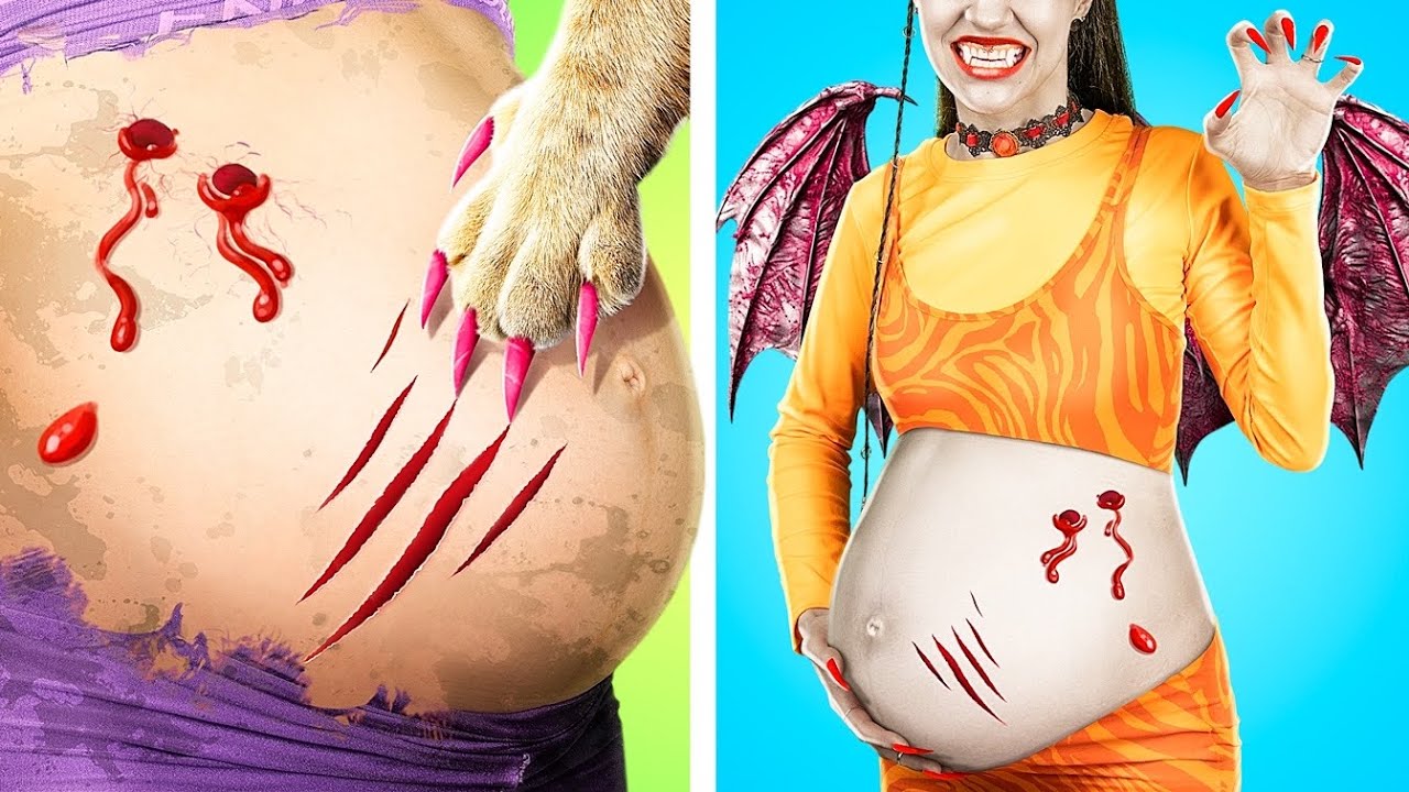From Nerd Pregnant Vampire To Beauty / Extreme Makeover With Gadgets from TikTok