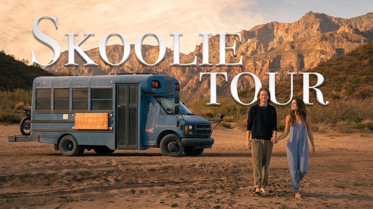 SKOOLIE TOUR - Short School Bus Budget Conversion