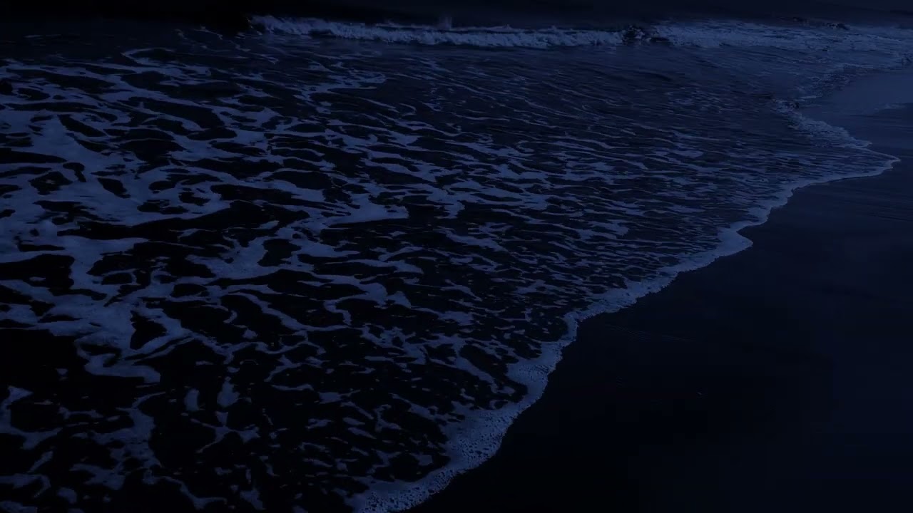 Sleeping With The Waves During The Moon Eclipse, 12 Hours Of Ocean Sounds For Deep Sleep