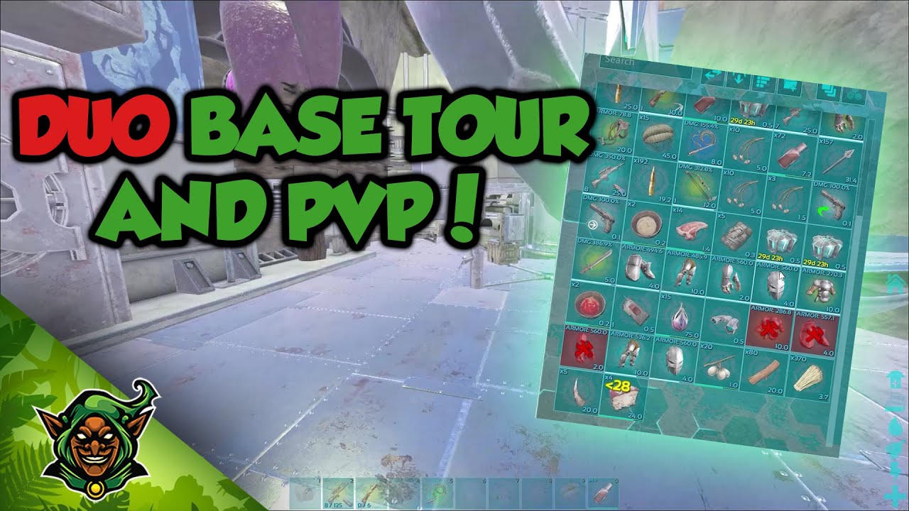 DUO BASE TOUR, PVPING AND RAIDING! | ARK MTS 6MAN S3 EP3