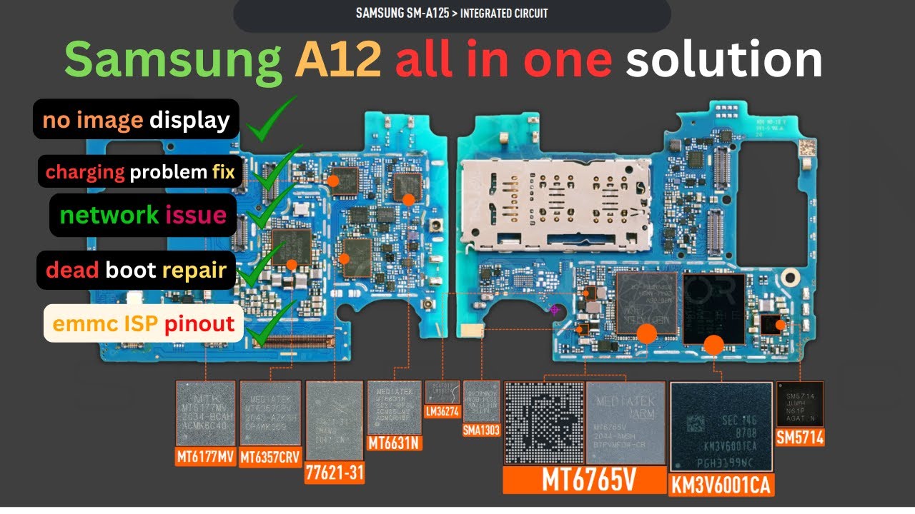 Samsung A12 Network & Display FIX! Wi-Fi, Bluetooth, Dead Board Repair Guide Samsung A12 solution