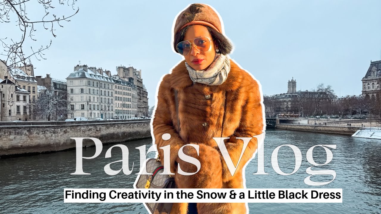 Новогодние размышления, идеальное маленькое черное платье, редкий снежный день и творческое пробу...