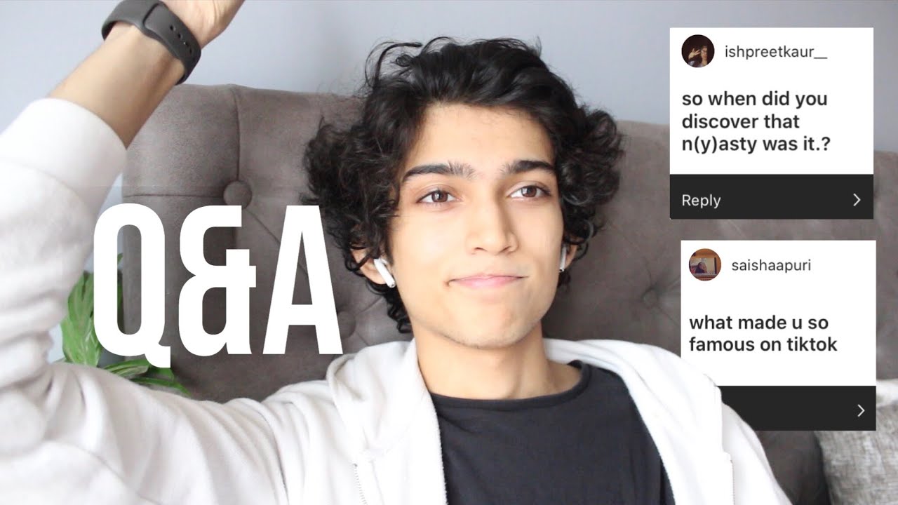 q&a: how I got tiktok famous, nyasty & more!