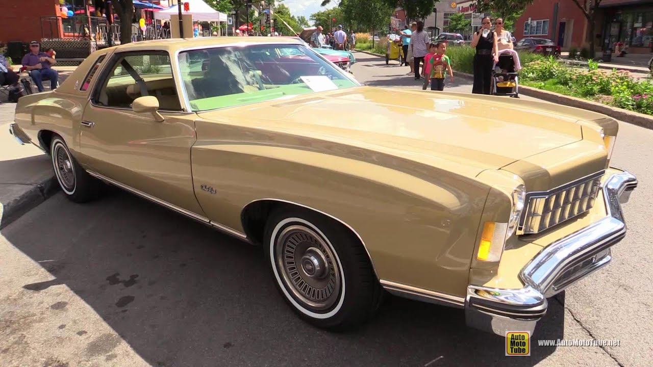 1975 Chevrolet Monte Carlo Landau - Exterior, Interior Walkaround-August 2014-Rue Decarie Montreal