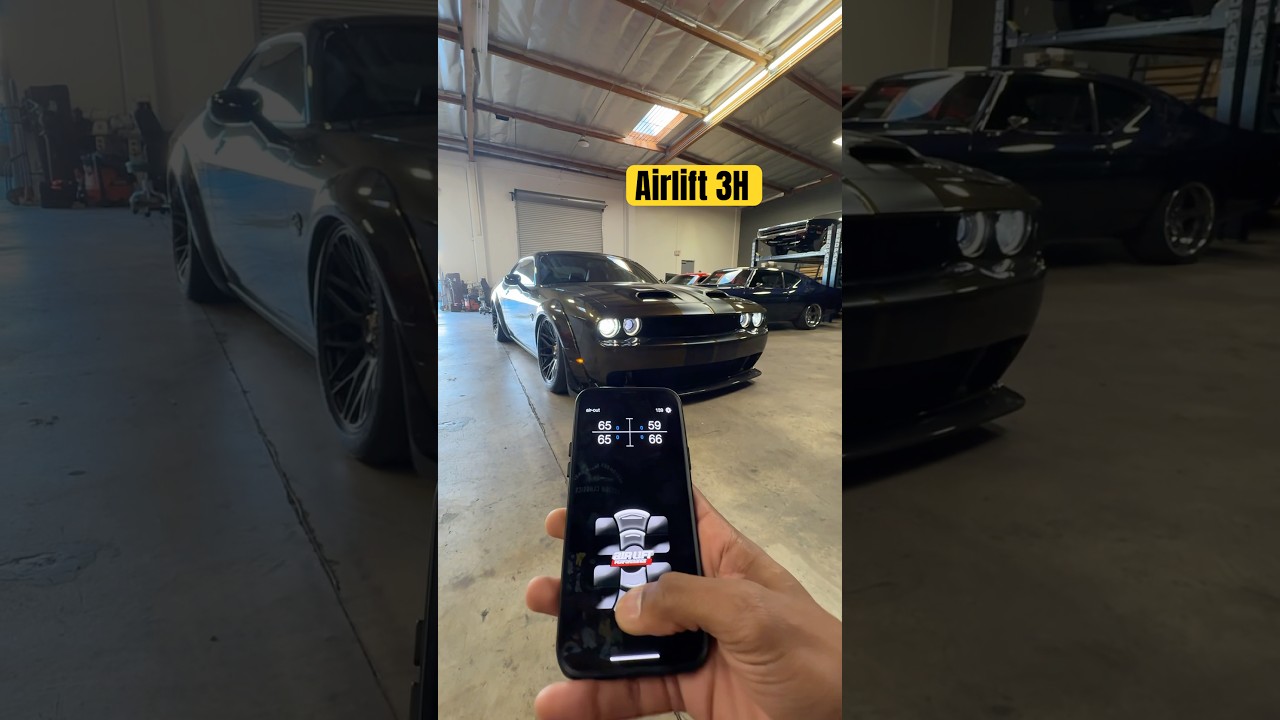 Installing Air suspension on a Hellcat!
