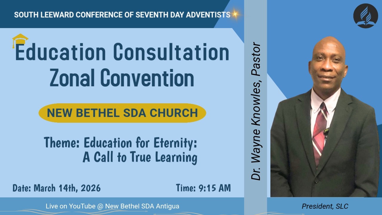 Education Consultation Zonal Convention || March 14th 2026 @ 9:15 AM || Dr. Wayne Knowles, President