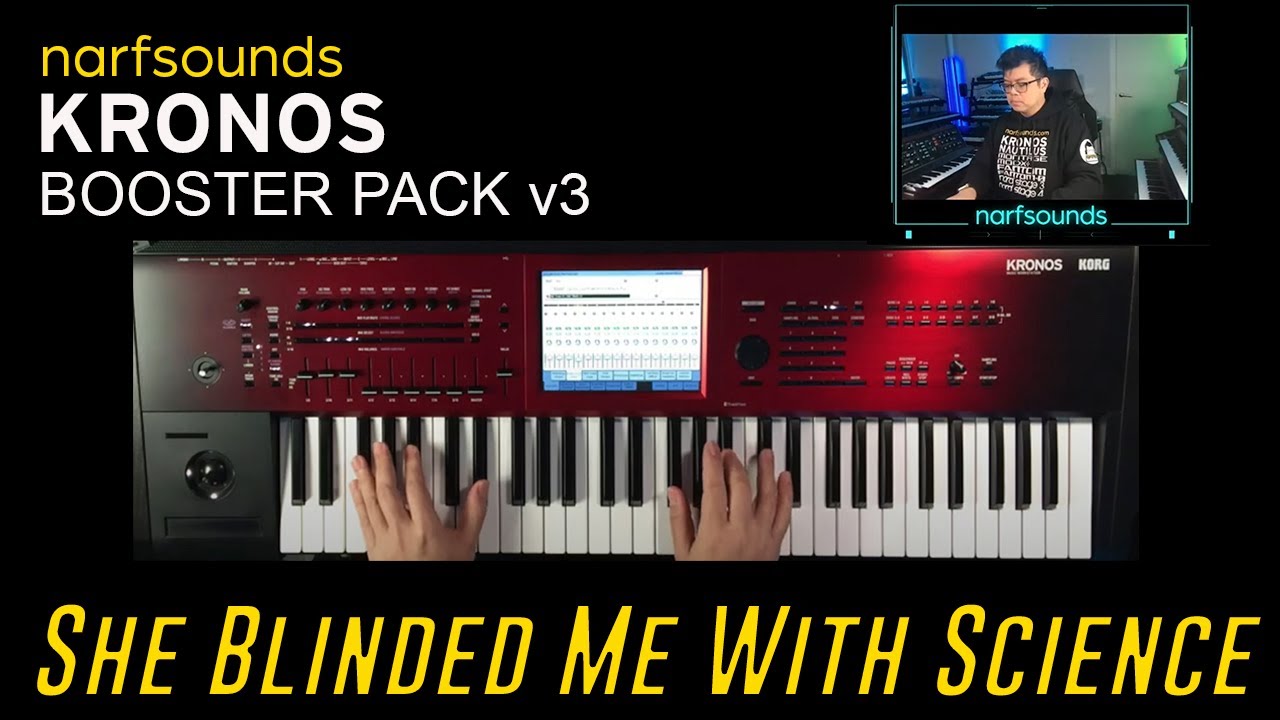 She Blinded Me With Science 80s Synth Cover Sounds Korg Kronos Booster Pack v3