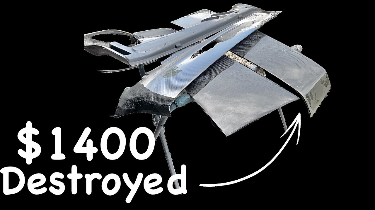 😳 Destroying My Maverick Man $1400 Carbon Fiber Hood