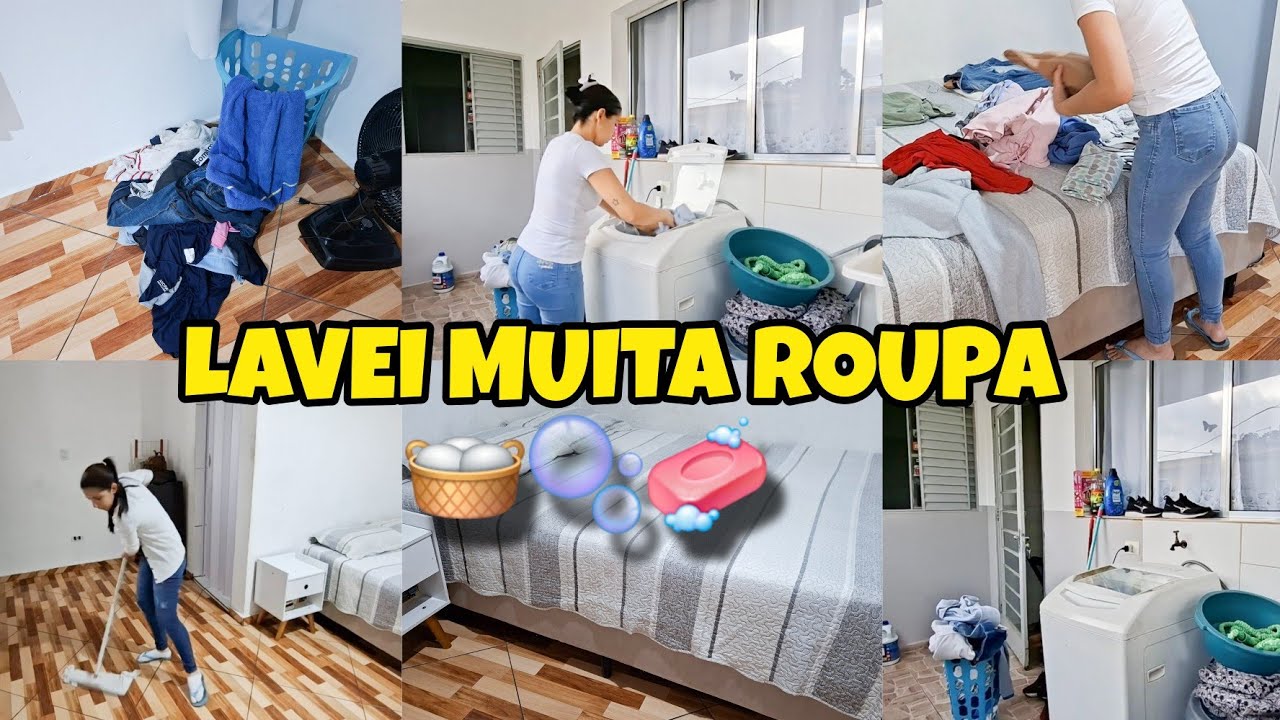 MUITA ROUPA SUJA🧺| ACOMULOU TUDO 🫧🧼|LIMPEZA NO MEU QUARTO| TUDO ORGANIZADO ✨️