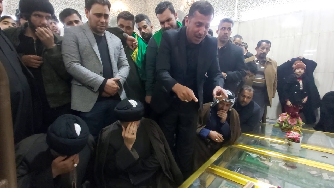 قراءة الشعر و الرثاء الحزين على قبر السيد جاسم الطويرجاوي إبداع نسيم الخليفاوي  ٤/٢/٢٠٢١