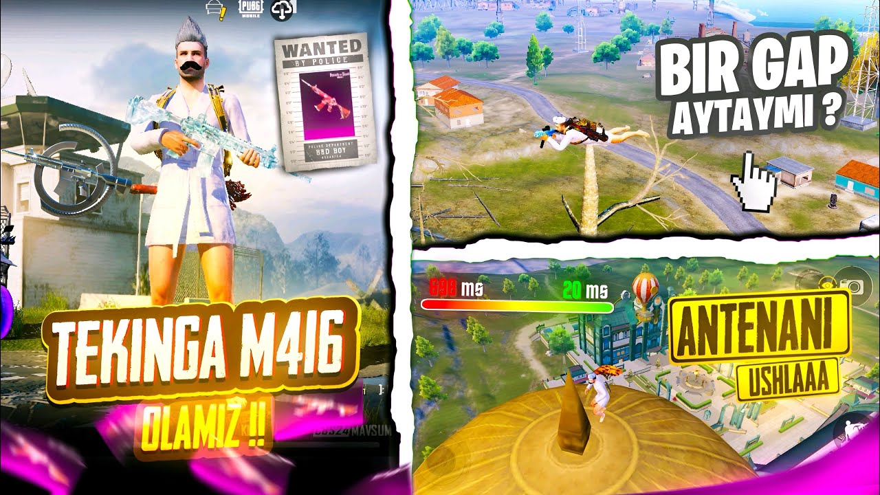😱TEKINGA M416 KILCHAT OLDIK🤯TIK TOKDAGI BAGLARNI TEKSHIRAMIZ🤩SIZ BILMAGAN PUBG SIRLARI🥵