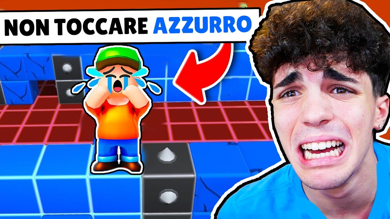 È VIETATO TOCCARE IL COLORE AZZURRO SU BLOCK DASH LEGGENDARIO O SHOPPI su STUMBLE GUYS!