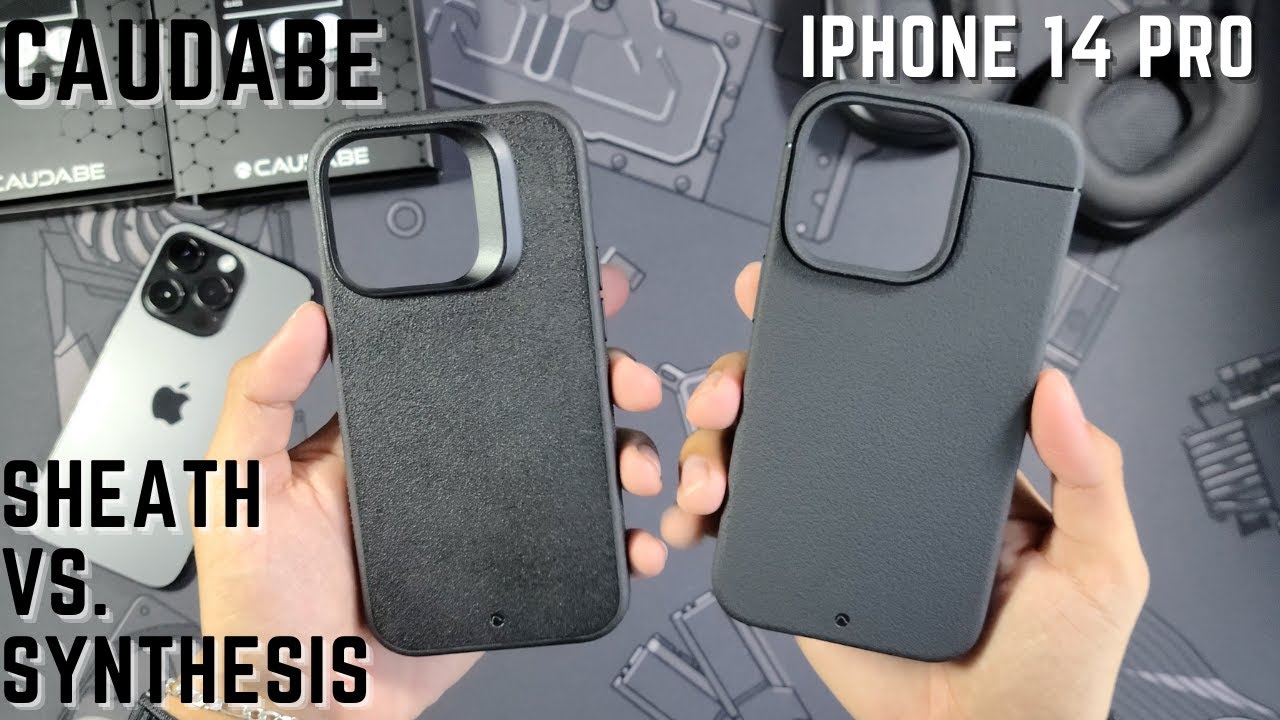 Обзор/сравнение чехлов Caudabe Sheath и Synthesis для iPhone 14 Pro (Кто победит?!) (Чем заняться)
