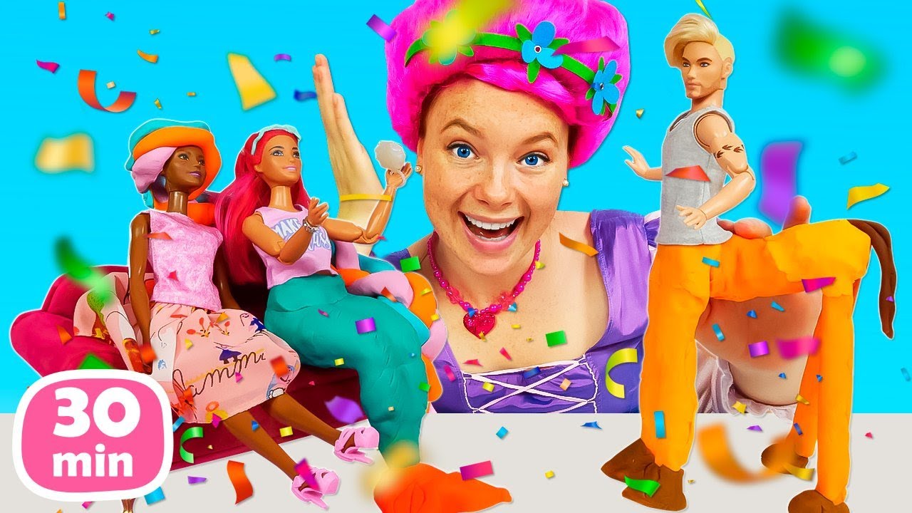 Barbie in Irenes Magischer Küche – Lustige Spielzeugvideos für Kinder