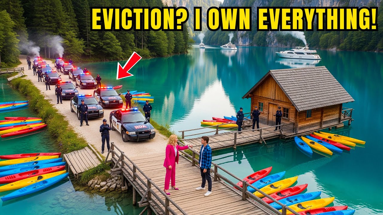 HOA Karen Tried Evicting Me from My Cabin — 6 Mins Later, I Owned Their Dock and Land!