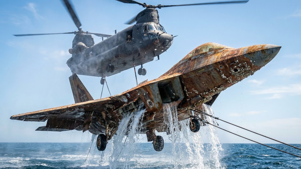 Unbelievable: Restoring an F-22 Raptor Found Underwater Restoring F-22 Raptor After 15 Years