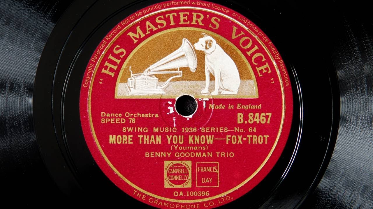 Benny Goodman Trio - More Than You Know (1936)