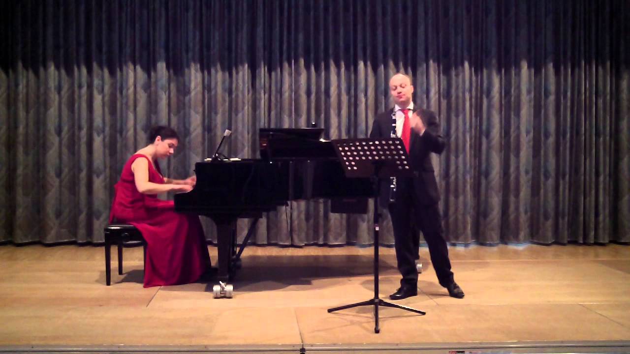 G. Rossini, Cavatina, Una voce poco fa, Clarinet and Piano, Klarinette und Klavier